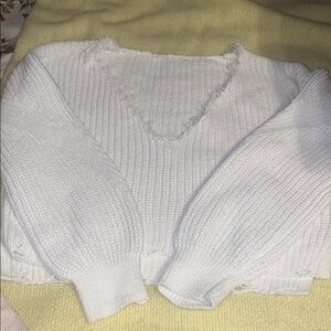 Women's White Sweater